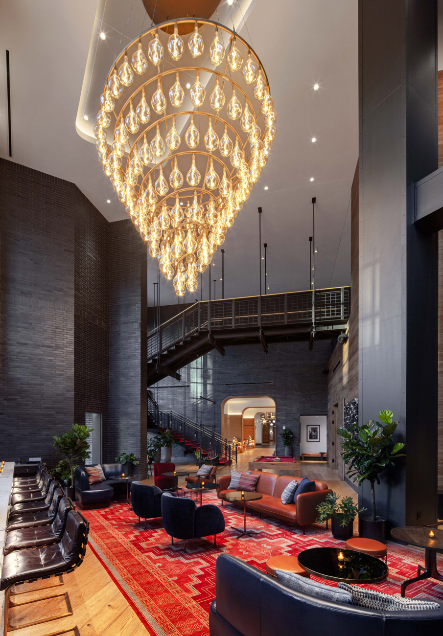Virgin Nashville Hotel designed by Mark Zeff Design