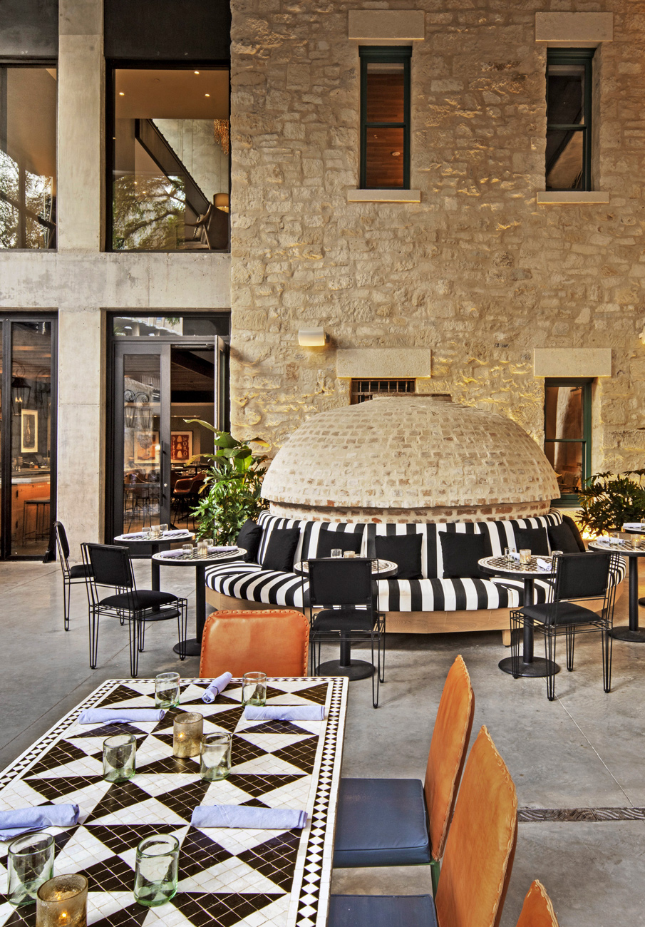 Domingo Restaurant in the Canopy San Antonio Hotel designed by Mark Zeff