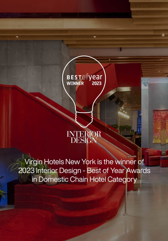 Virgin Hotels NY Interior Design Award